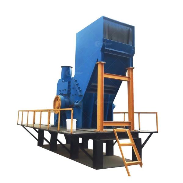 Triturador de martelo vertical para resíduos metálicos Peso KG 12000 Número de martelos 2/4/pcs