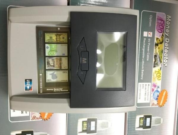 Portable Counterfeit Mini Money Detector for USD EURO portable counterfeit money detector  money stamps detecto