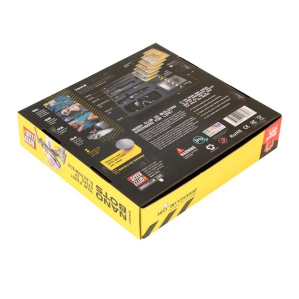 Spot UV Cardboard Package Boxes PDF Electronics Cardboard Box Both Sides Printed