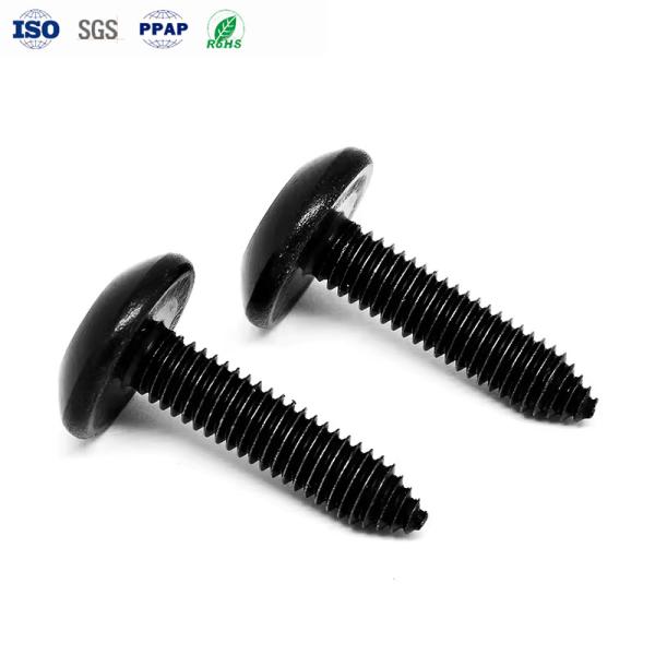 C1022A Parafusos de aço carbono galvanizados parafusos revestidos de zinco preto para fixações de automóveis OEM