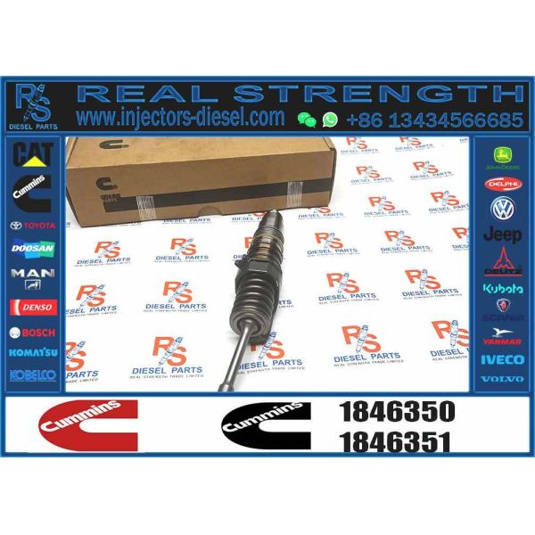 High Quality New Common Rail Injector Assembly 1846350 with Engineering Price for S-cania C-ummins 6-month After-sales Service