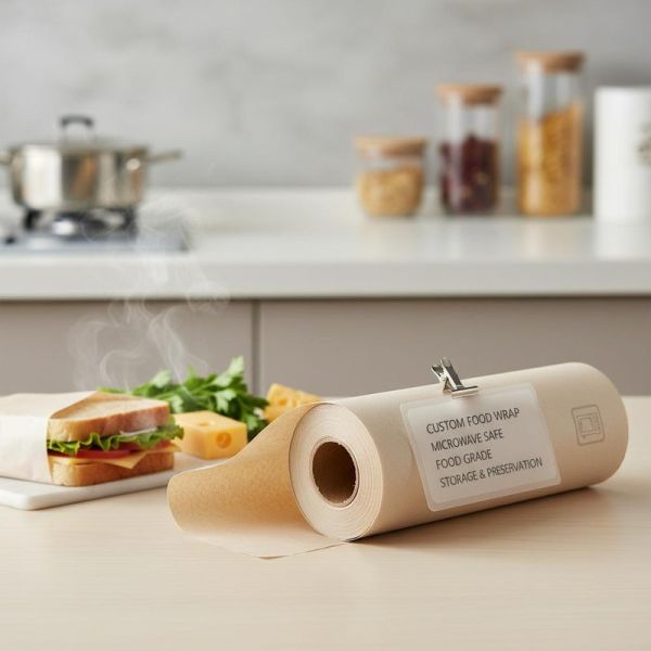 Custom OEM Microwave Safe Food Grade Wrapping Paper for Food Storage and Preservation