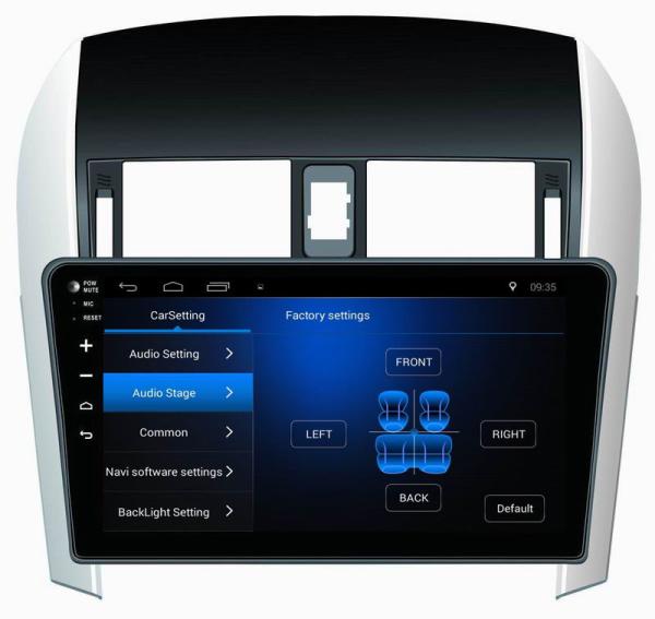 Ouchuangbo car radio gps navigation stereo for Toyota Corolla 2007-2011 with BT SWC USB reverse camera android 8.1