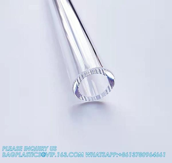4 Inch Long 10 Pieces Glass Borosilicate Blowing Tubes 12 Mm OD 2mm Thick Wall Tubing, Clear Tubes For Art DIY