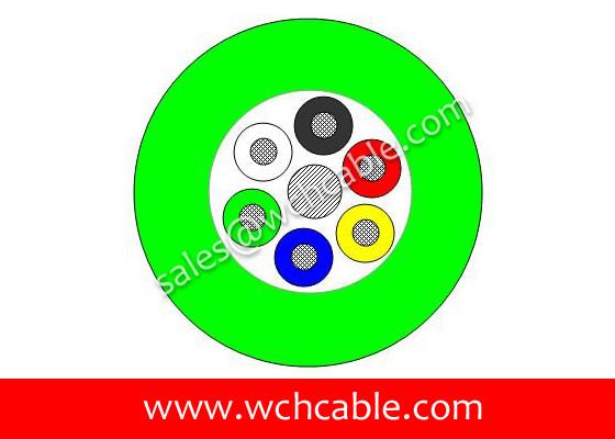 TPU Cable UL20549 28AWG 6Cores OD4.7mm Matt Black (PVC Wires)
