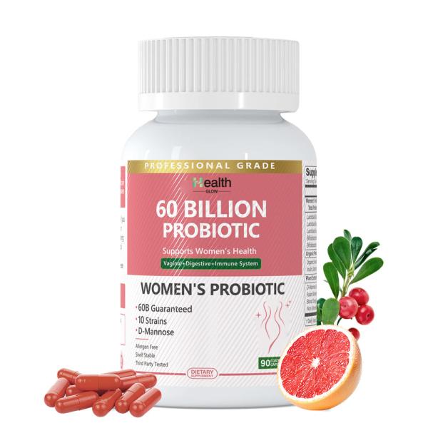 60 Billion Probiotic Capsules 120pcs Immune & Digestive Support