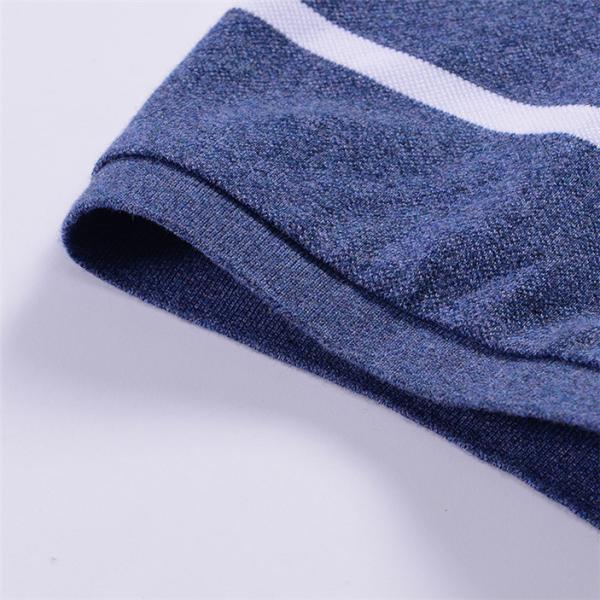 Custom quality 100 cotton striped t shirt polo t-shirt men low moq