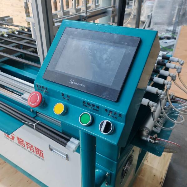 T8 Glass Tube Automatic Glue Dispenser 0.5Mpa - 0.8Mpa Adhesive Dispensing Robot