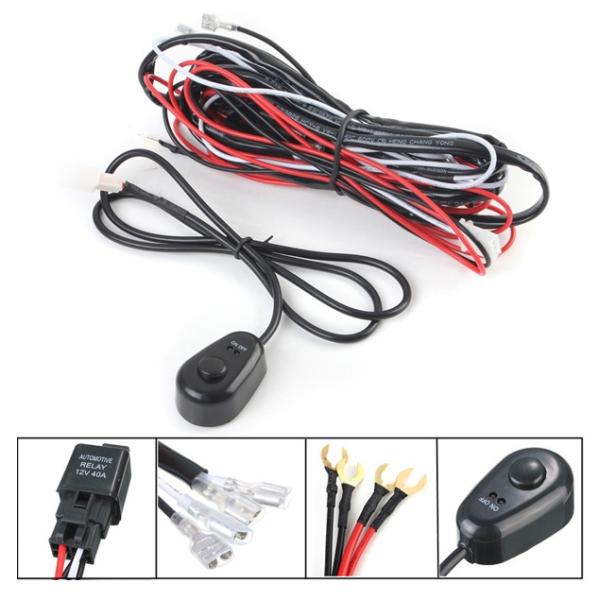 2.5 M Car Trailer Wiring Kit Off - road Smart Wiring Harness With Wireless Remote Control