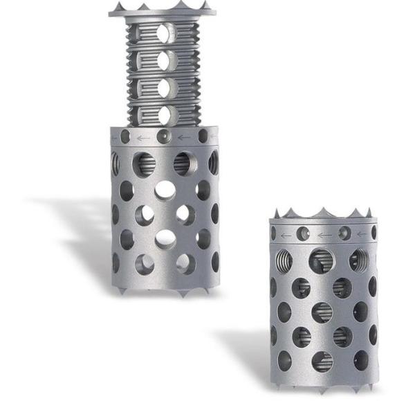 Black / Blue Cornerstone Peek Cage , Expandable Titanium Spinal Cage