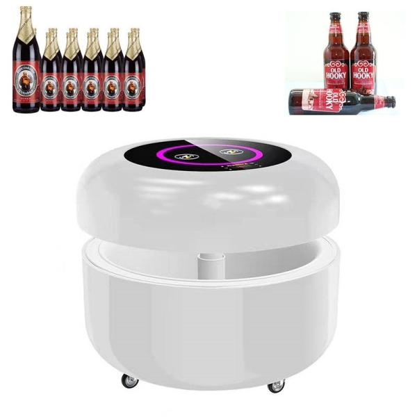 Small Round Smart Refrigerator Table 80L Coffee Table Fridge