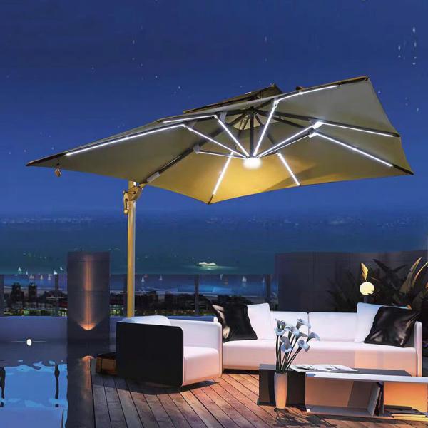 Outdoor Beach Umbrella Foldable Roman Design Classic Durable Mail Packing Umbrella