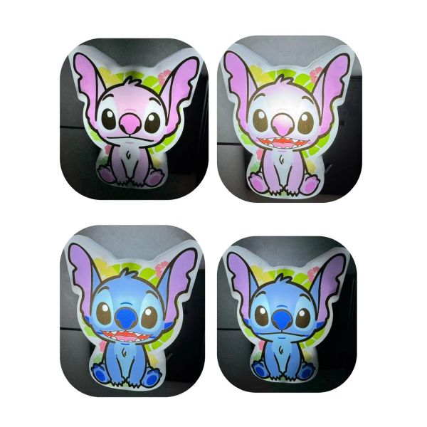 Plug In Night Light Lamp Stitch Cartoon Night Light On Off Switch Included for Comfortable Night Lighting