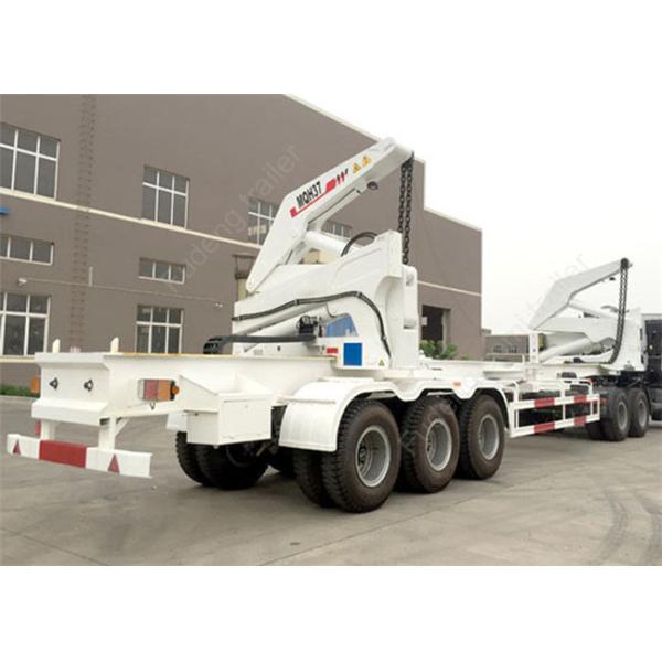 40ft Side Loader Trailer Italian Hydraulic System 40000 Kilograms Lifting Capacity
