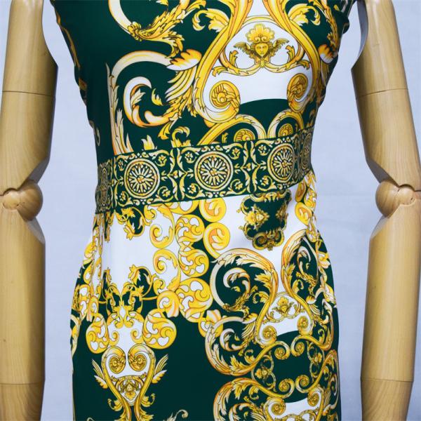 Полиэстер стиля острова печатая картину ширины ткани 1.5m изготовленную на заказ