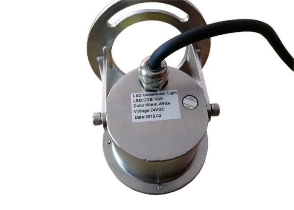 10W COB Ip68 Led Underwater Light / 316 Stainless Steel Underwater Pool Lights For Waterfall