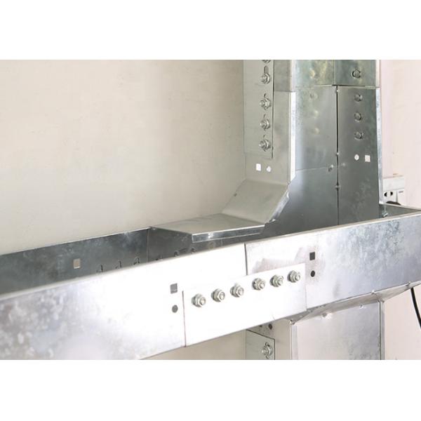 23.6Inch Length Solid  Electrical Channel Cable Tray 20kg Load