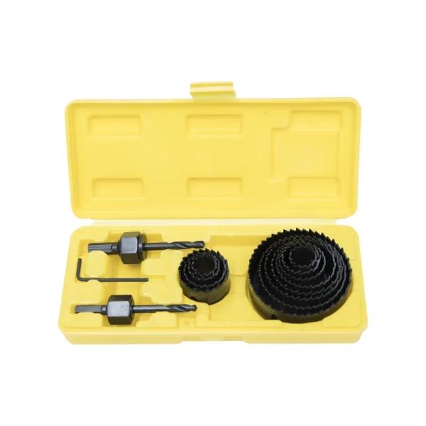 15PC Carbon Steel Hole Saw Multifunctional Holesaws For Stainless Steel