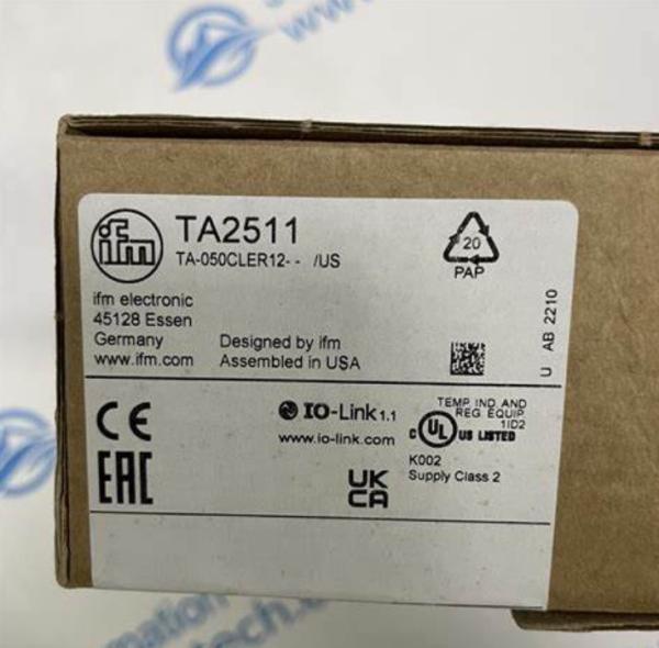 IFM Temperature Transmitter TA2511 TA-050CLER12- - /US