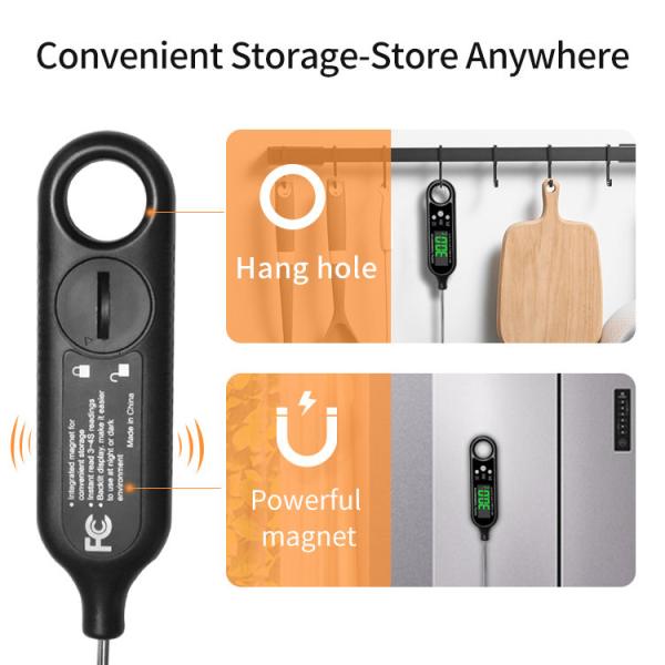 DTH-164 -50 To 300℃ Digital Cooking Food Kitchen Candy Thermometer for Grill Smoker Oven Backing BBQ Instant Read Meat Thermometer