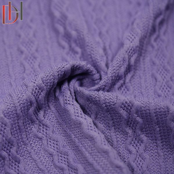 Winter Clothing Woven Jacquard Fabric Breathable Jacquard Polyester Fabric