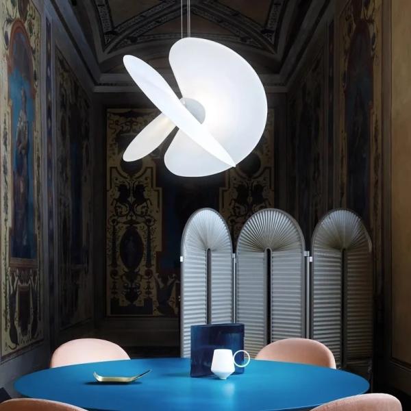 Luceplan Levante Pendant Light Nordic Silk Chandelier Illa Apartment Duplex Staircase chandelier guzhen(WH-AP-550)