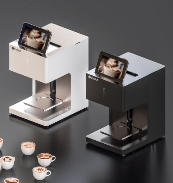 EVE-BOT 5-15s Máquina de impressão de café Impressora comestível 600DPI