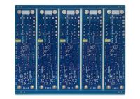 Cu da camada 8mil PTEF Alu da placa 4 do PWB de 70um HASL HDI com máscara azul da solda