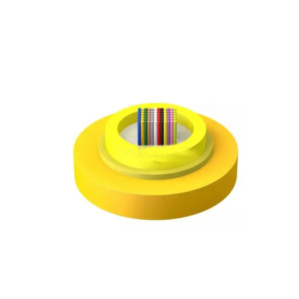 High Flexibility GJFDKBV Ribbon Optical Cable Flame Retardant For High Density Networks