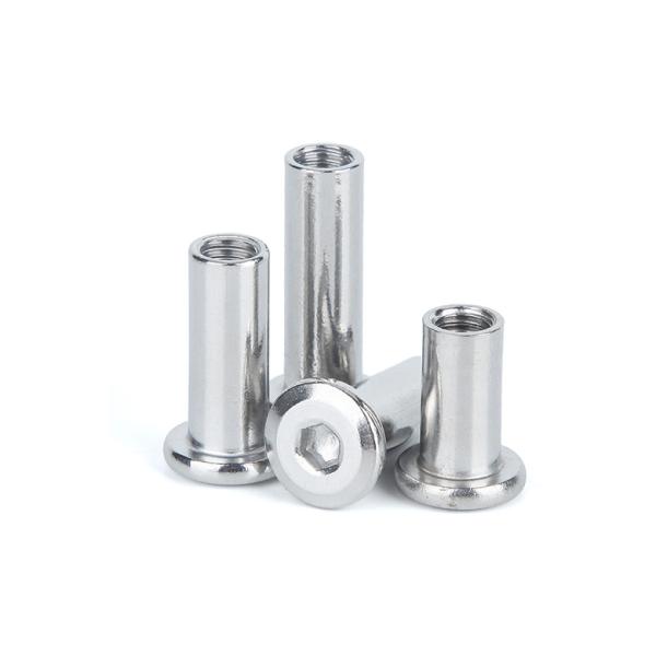 Galvanized Metric Stainless Steel Barrel Nut Binding Post Sleeve Hex Nut for Furniture Connector GB Standard Metric Measurement System