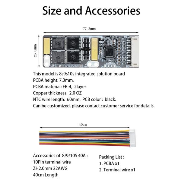 350w 500w 750w 1000w 1500w Ли-ионная батарея BMS 8S 40A Smart Bms Для электрического скутера