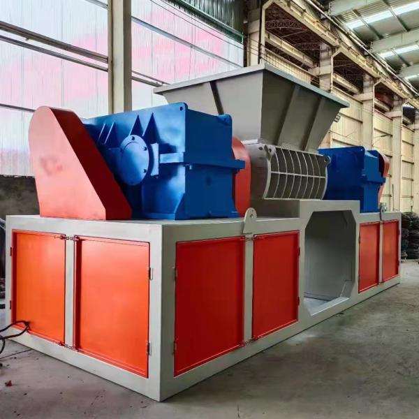 High Capacity Metal Scrap Shredder Double Shaft Box Machine with High Safety Level