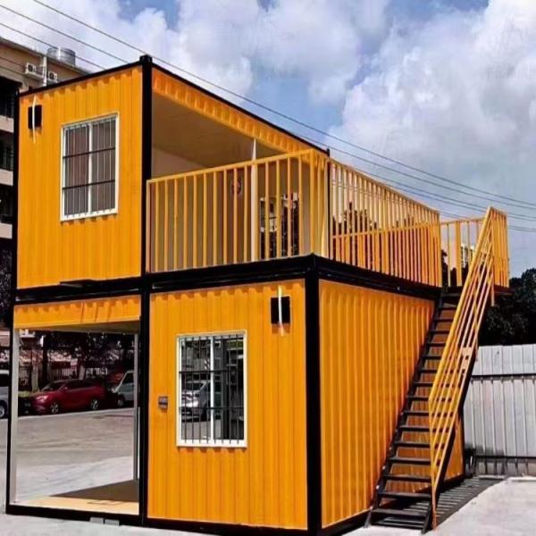 Light Steel Structure Frame Custom Guest House for Commercial Street Scenic Department