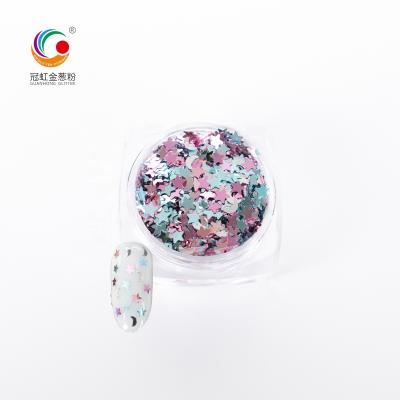 Bulk Cosmetic PET Glitter Powder Mixed Nail Sparkle Sequins 1KG