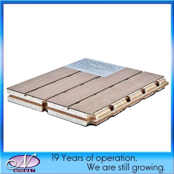 Panel acústico de lana tipo paneles acústicos de madera perforados para techos y paredes