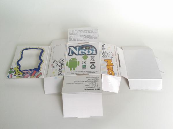 Fashion Custom Electronics Packaging Box, Glossy Lamination Coated Paper Box For Kids Phone