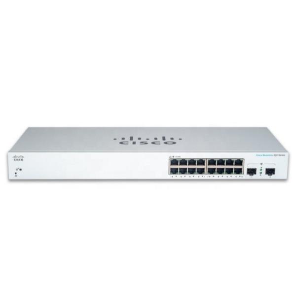 Gérez efficacement votre réseau avec le commutateur Gigabit Ethernet géré CBS220-16T-2G 10/100/1000Mbps