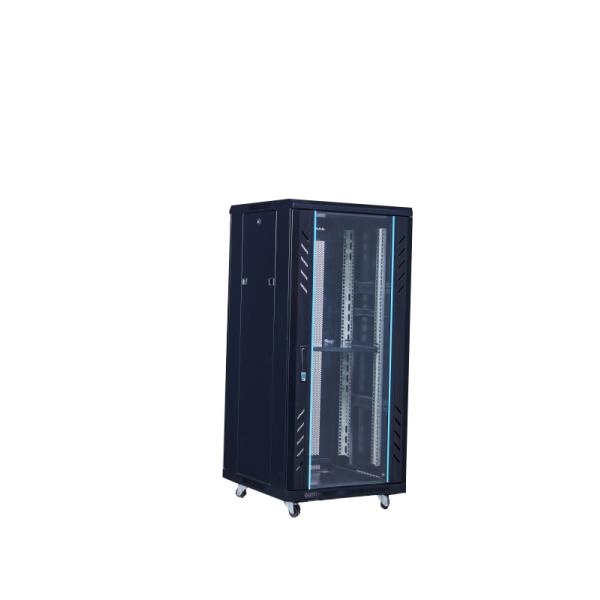 SPCC Cold Rolled Steel 22U Network Server Rack Mount for Data Center Cooling System