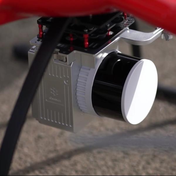Land Mapping UAV Payload Drone LiDAR Surveying Geosun Partner In Indian Multi Rotor