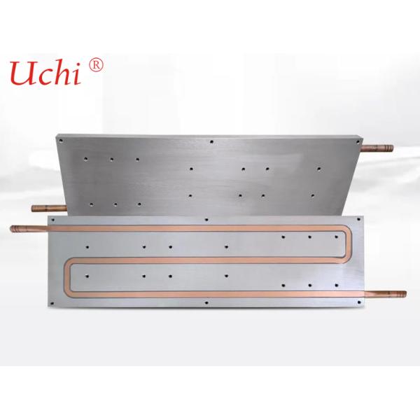 6061 Water Cooling Plate Copper Inlaid Tube Buried Radiator