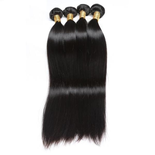 High Grade Virgin Human Hair Bundles Extensions , Silky Smooth Straight Hair 12-30 Inch