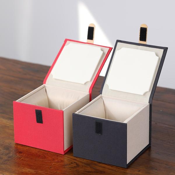 Custom Hook Loop Square Gift Box for Fragile Items