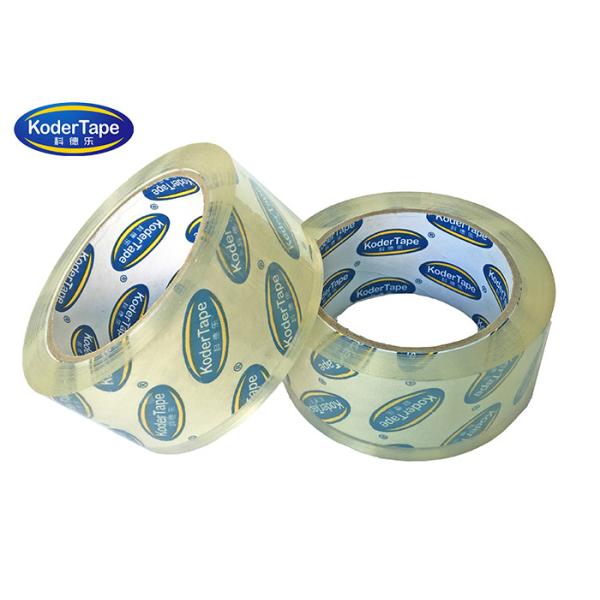 50 Micron High Tack Crystal Clear Bopp Packing Acrylic Tape With No Bubble