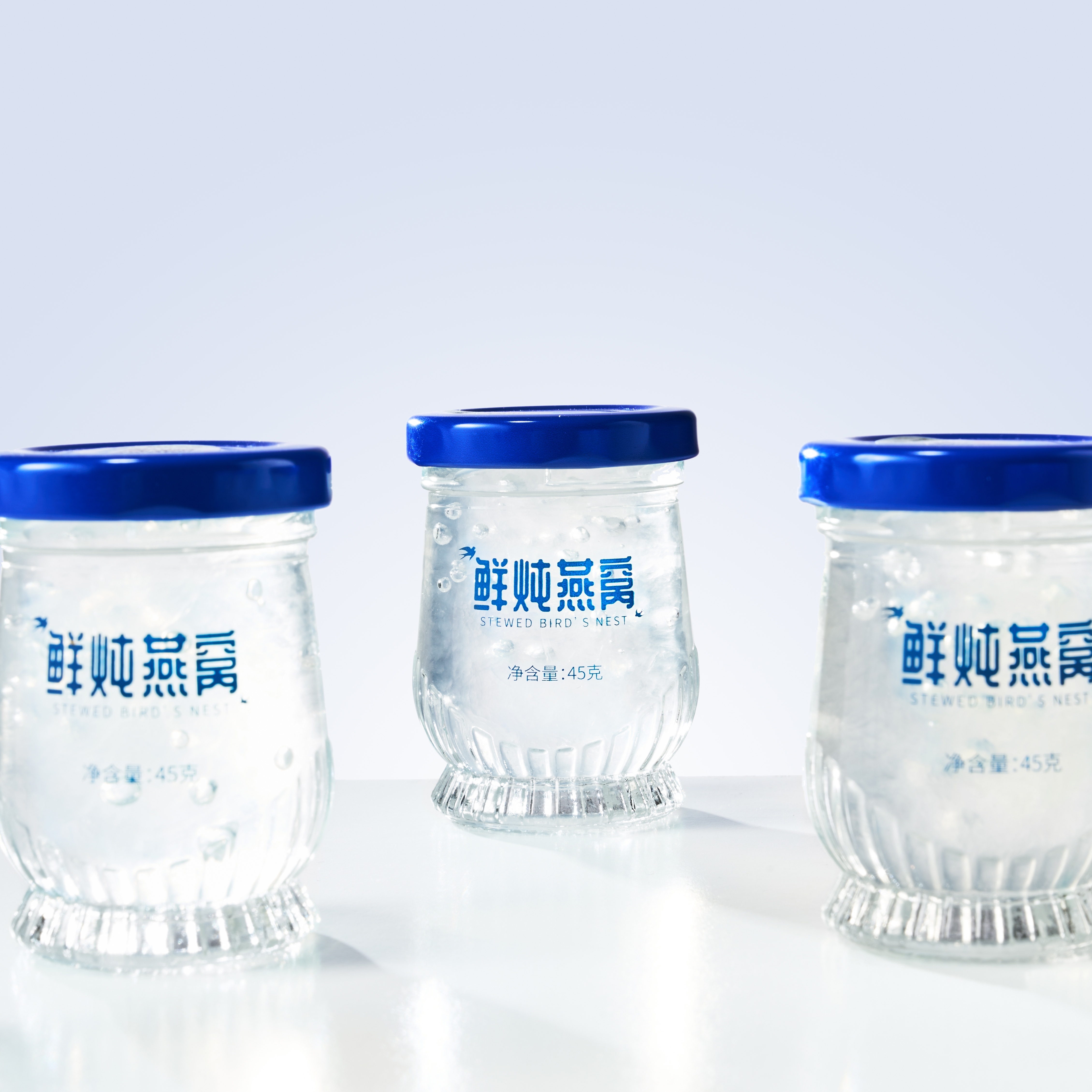Complete Bird's Nest Product Line Developed by a Professional Bird's Nest Product OEM, Rich in Sialic Acid and Collagen - Ready to Eat in a 45g Glass Bottle