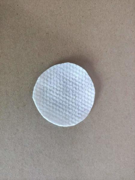 6cm Round Makeup Remover Dry Wipes 65g TRUTZSCHLER Spunlace Nonwoven Fabric