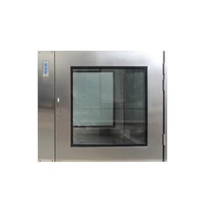Cleanroom SUS304  SS Pass Box UV Light Static Pass Static Through Box