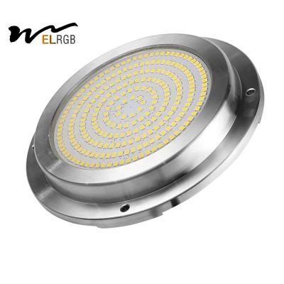 24V 316SS Luzes de piscina submersíveis 18W Luzes de piscina subterrâneas