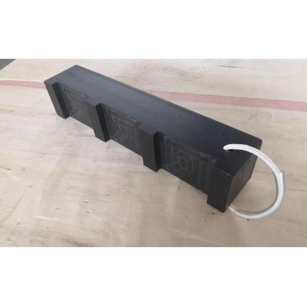 Lightweight Outrigger Cribbing Blocks Safety Round HDPE Plastic Round Jack Pad