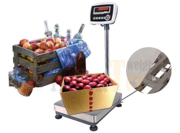 Load Cell 1500kg Steel 800mmX800mm Platform Bench Scale