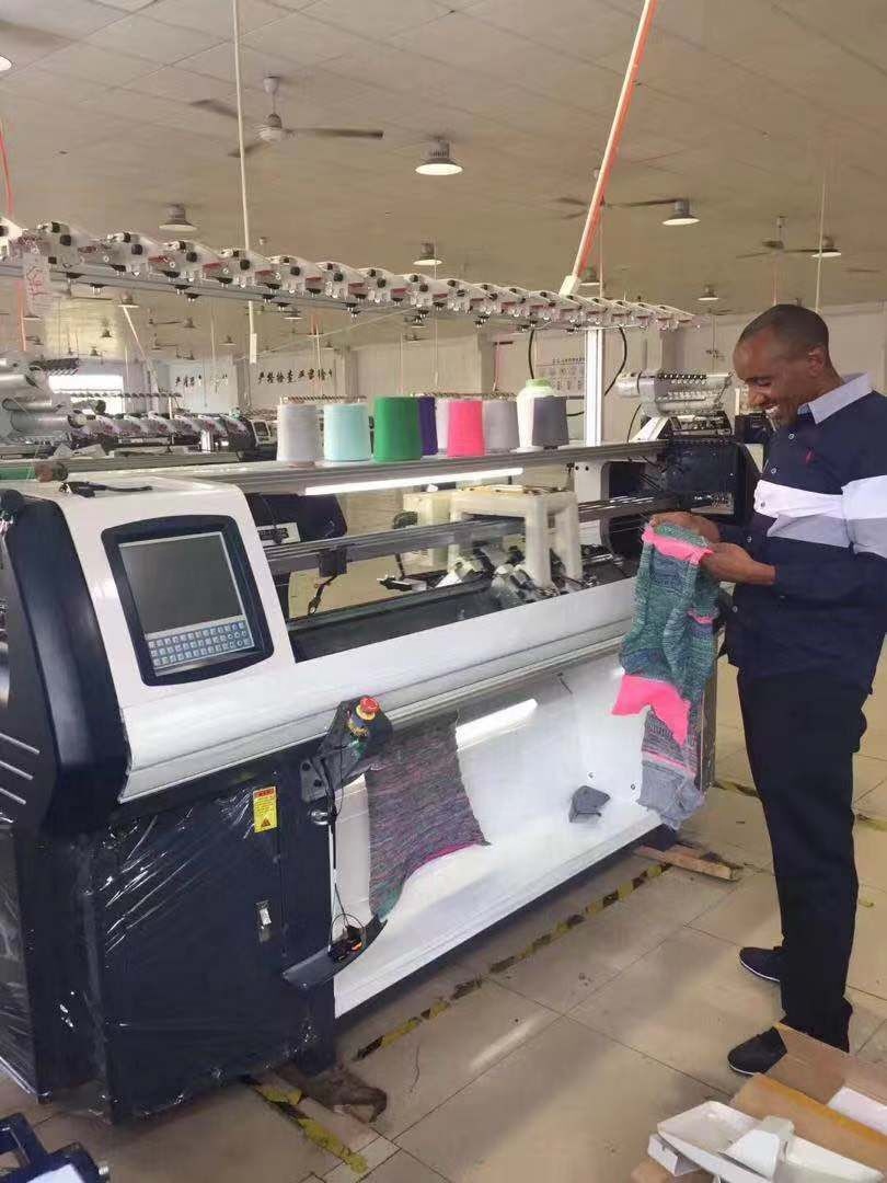 Double Knitting Method Jacquard Flat Knitting Machine for Versatile Applications